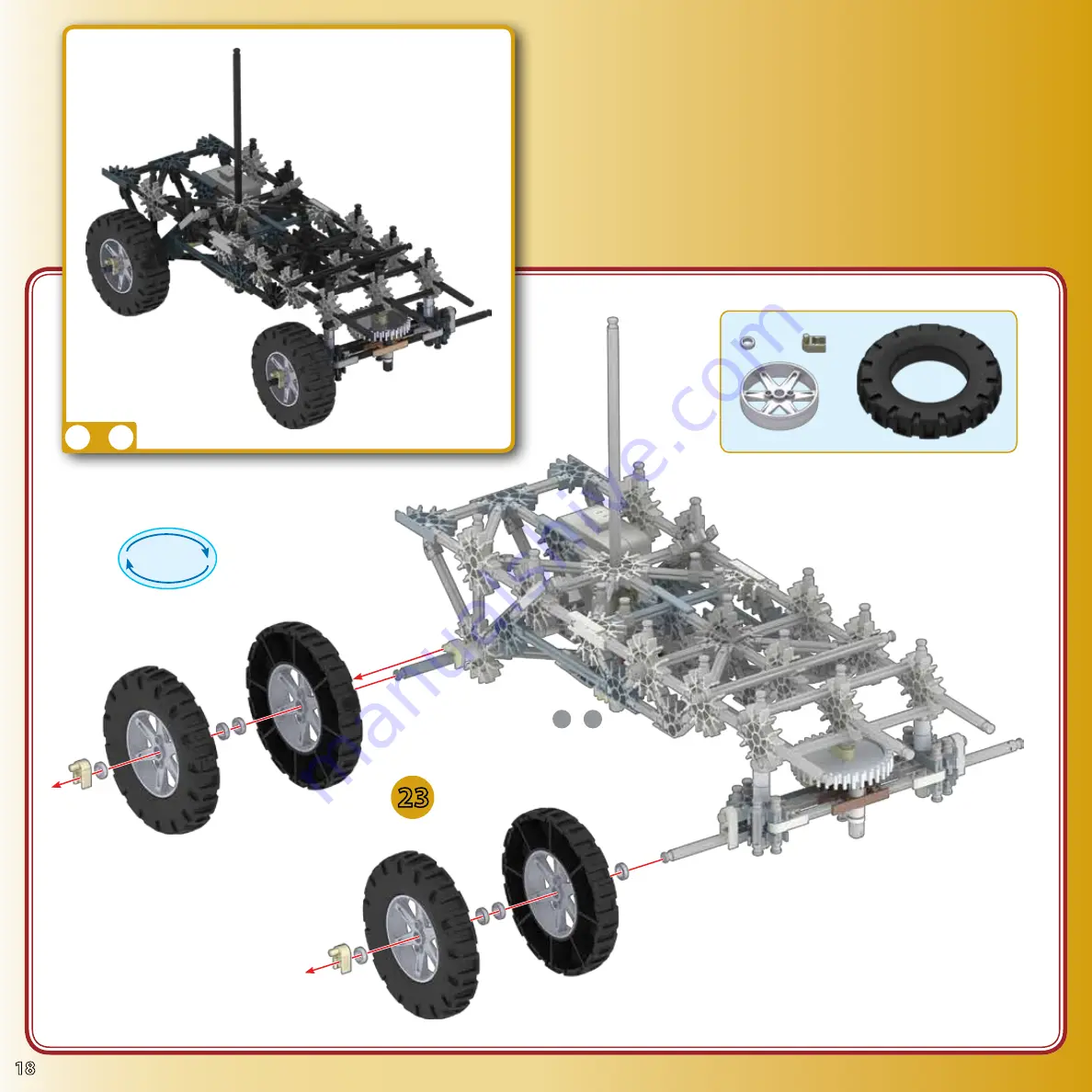 K'Nex Jeep Wrangler Manual Download Page 18