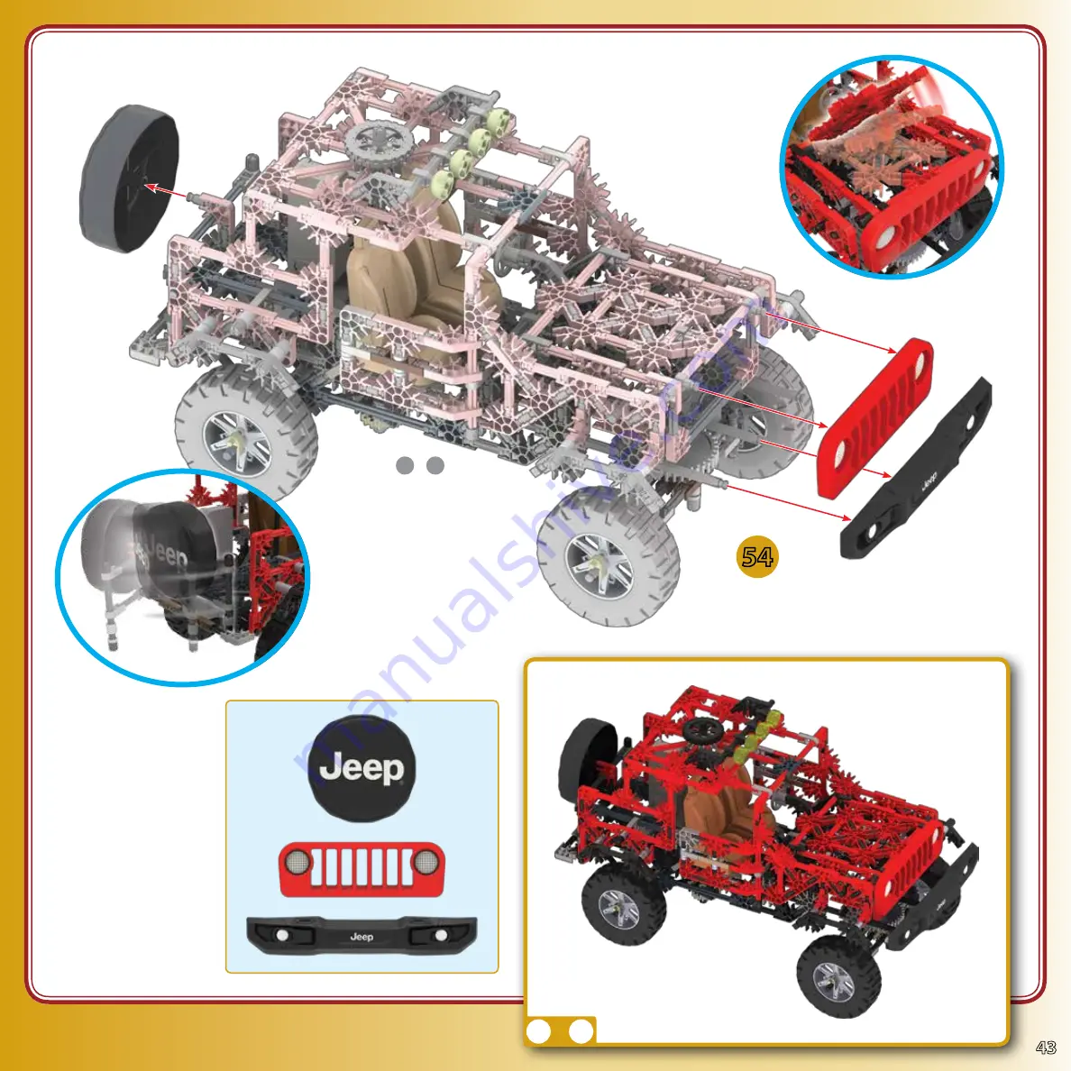 K'Nex Jeep Wrangler Скачать руководство пользователя страница 43