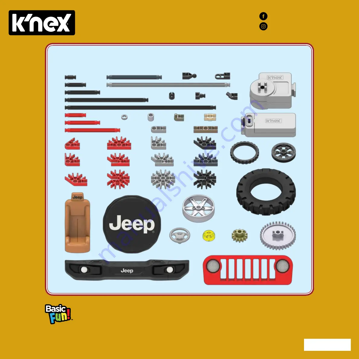 K'Nex Jeep Wrangler Manual Download Page 44