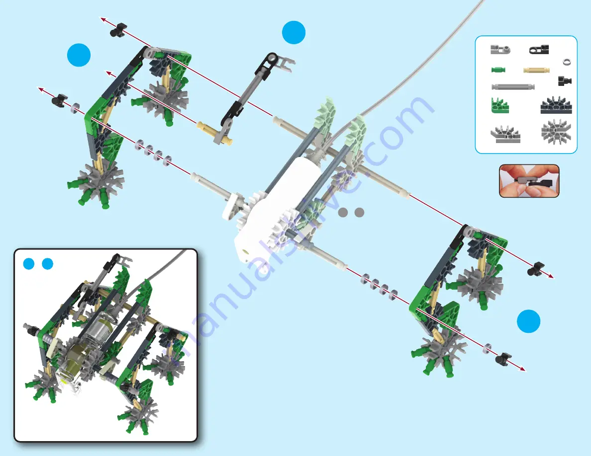 K'Nex K'NEXosaurus Rex Manual Download Page 5