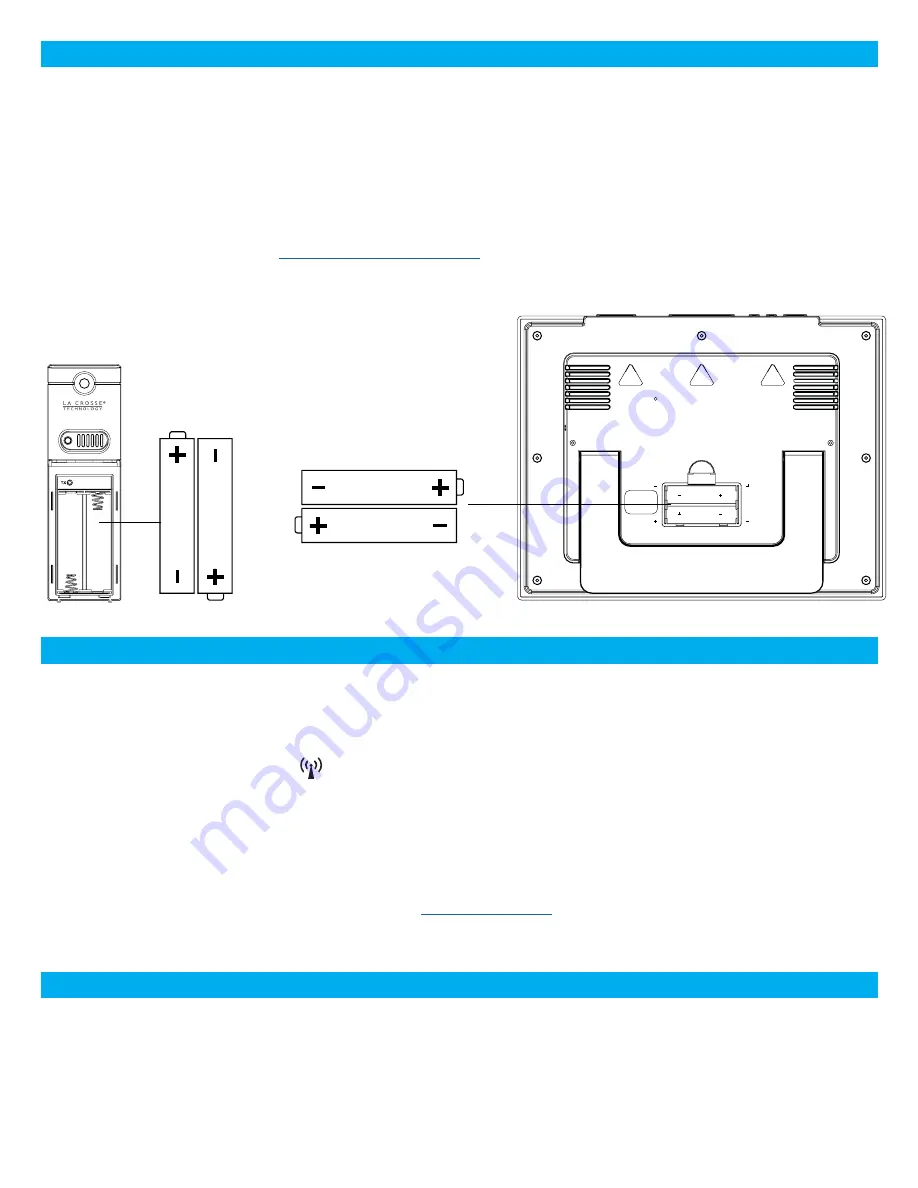 La Crosse Technology 513-149V2 Instruction Manual Download Page 3