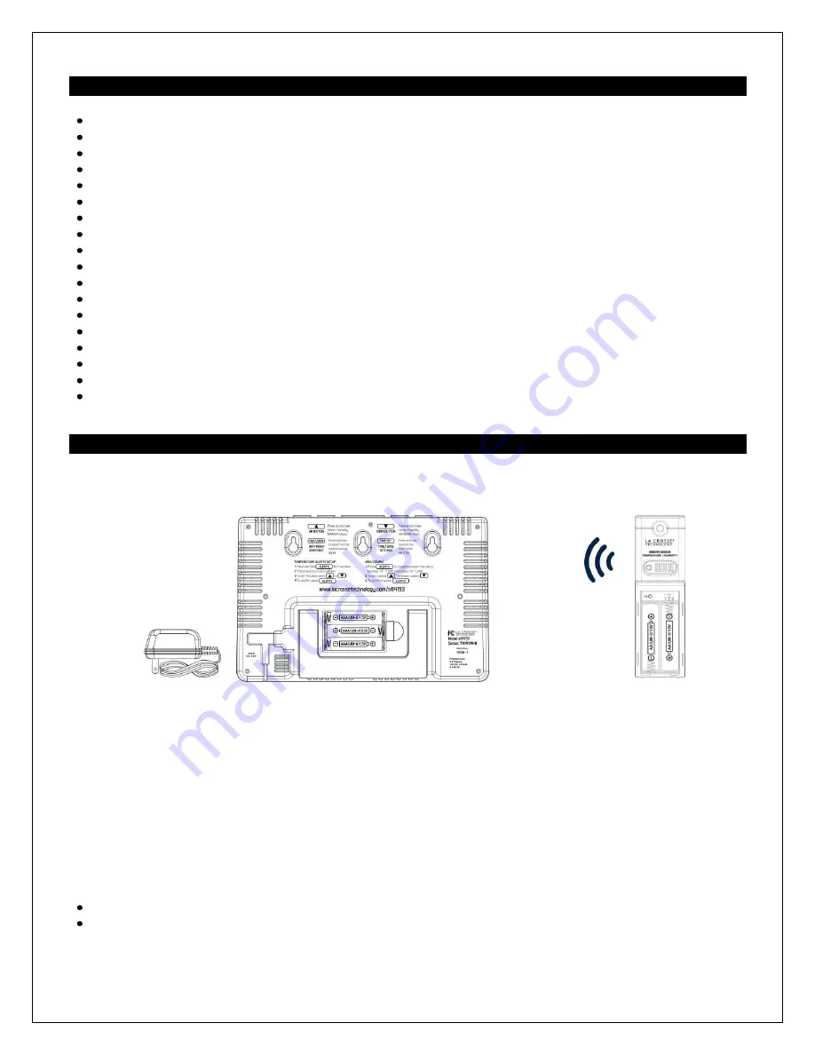 La Crosse Technology S84193 Скачать руководство пользователя страница 3