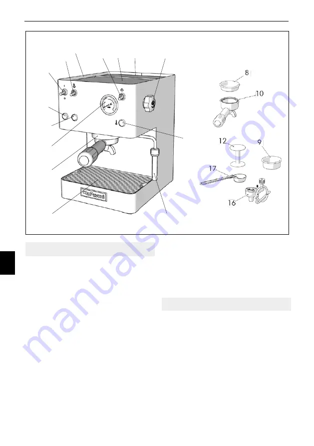 La Pavoni Casa Bar Steel LPMCBS01EU Instruction Manual Download Page 106