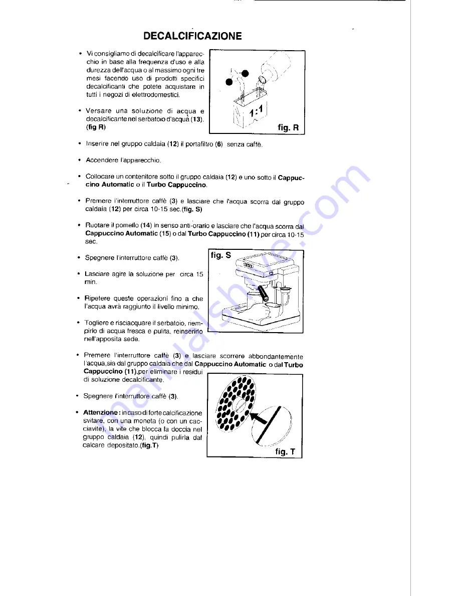 La Pavoni Espresso Si' Instruction Manual Download Page 11