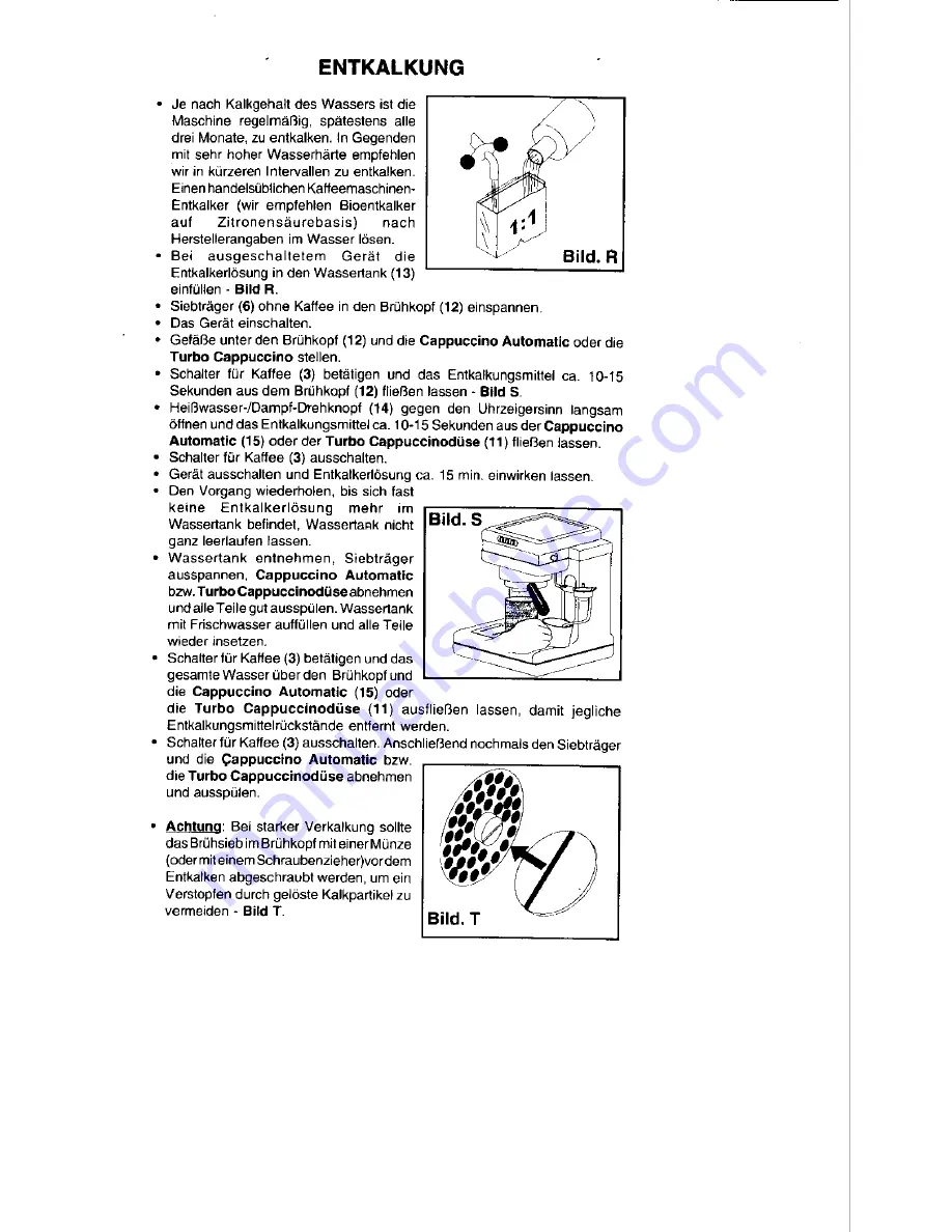 La Pavoni Espresso Si' Instruction Manual Download Page 29