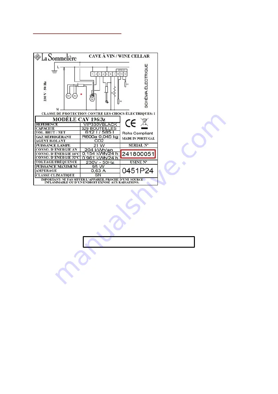 La Sommeliere VIP330VBLACK User Manual Download Page 108