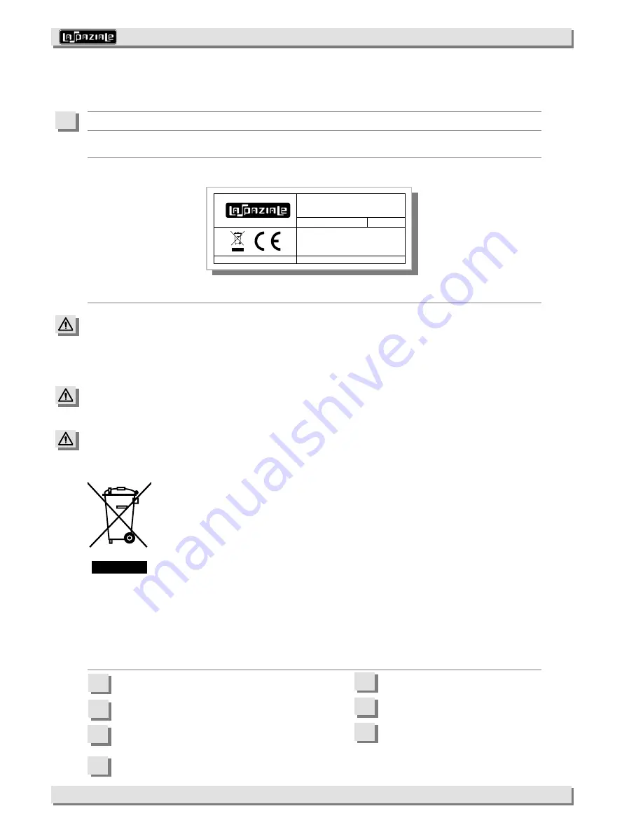 La Spaziale S1 Vivaldi User Manual Download Page 4