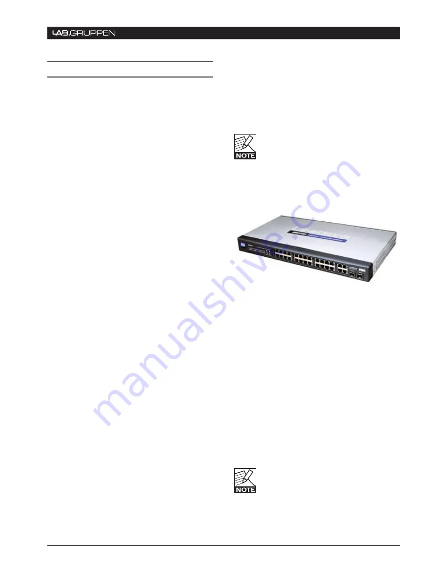 Lab.gruppen PLM Series Network Configuration Manual Download Page 13