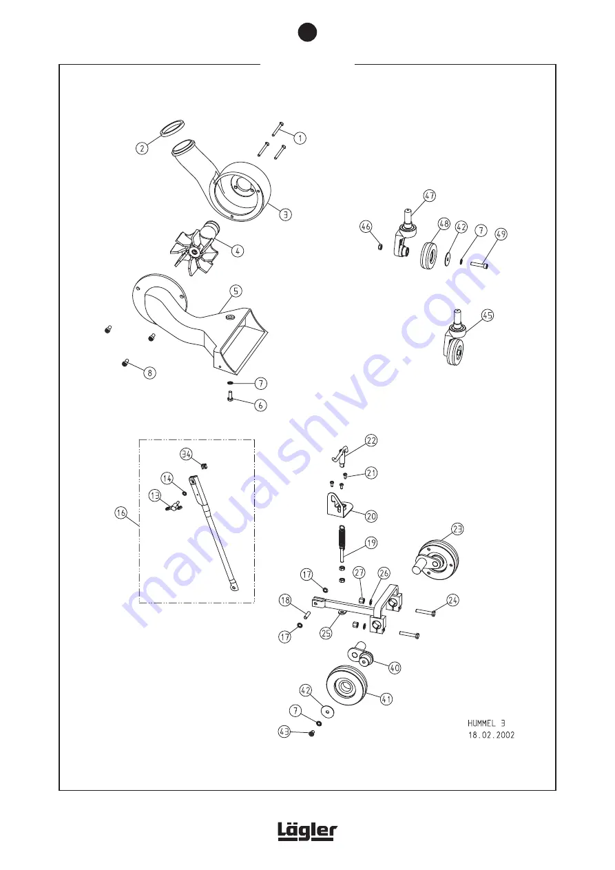 Lagler HUMMEL Operation Maintenance Safety Download Page 38