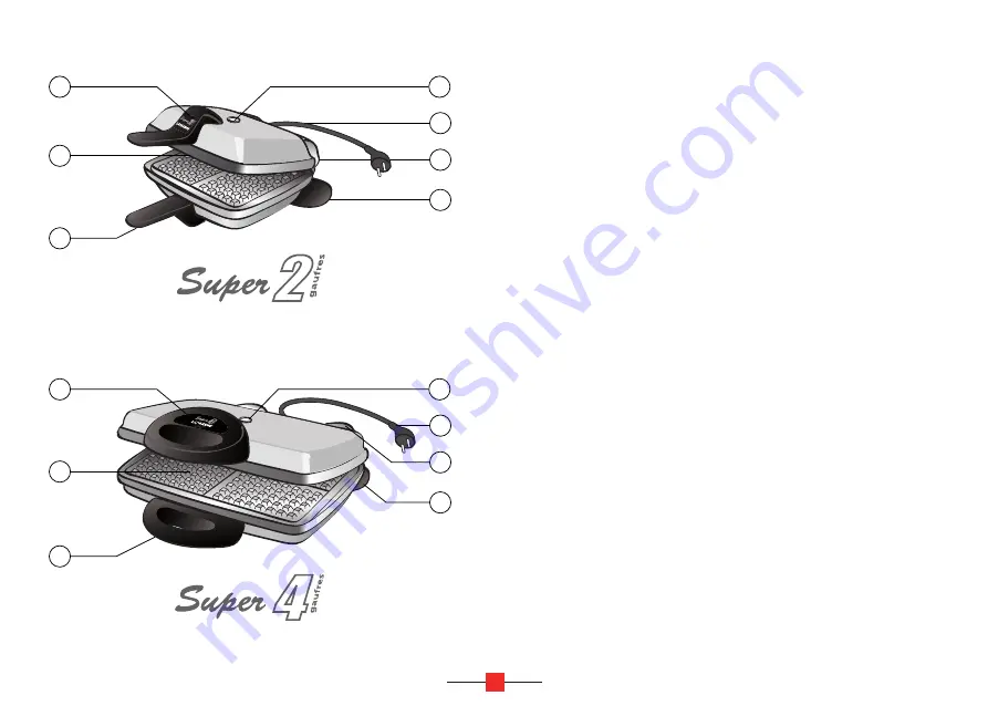 Lagrange Gaufres Super 2 Instruction Book Download Page 21