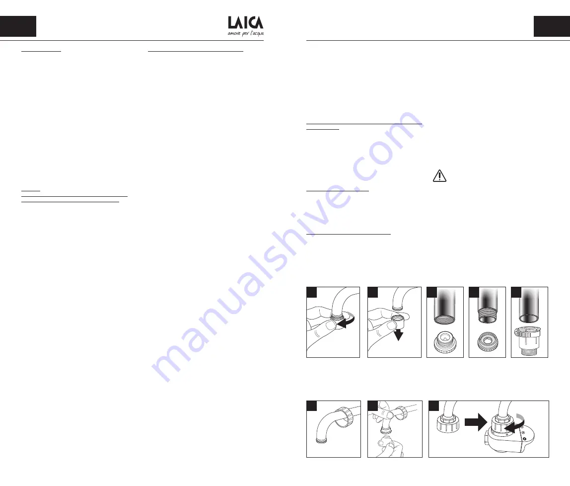 Laica HYDROSMART VENEZIA Instructions And Guarantee Download Page 31