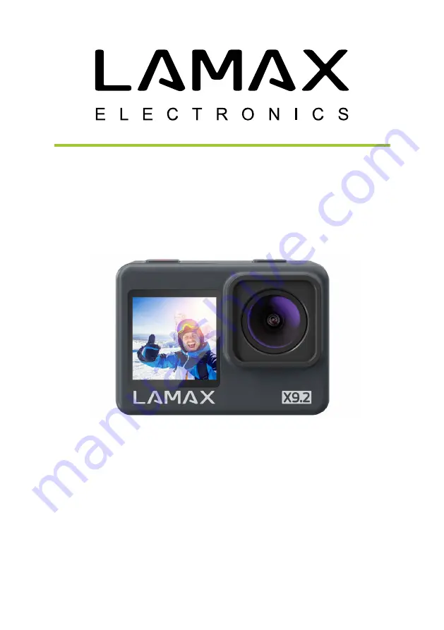 Lamax Electronics X9.2 User Manual Download Page 1