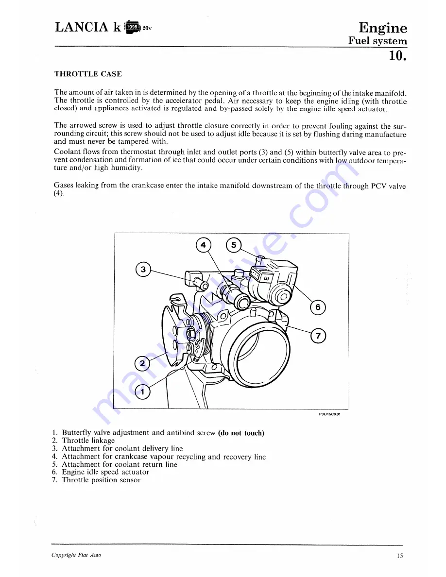 Lancia K Workshop Manual Download Page 189