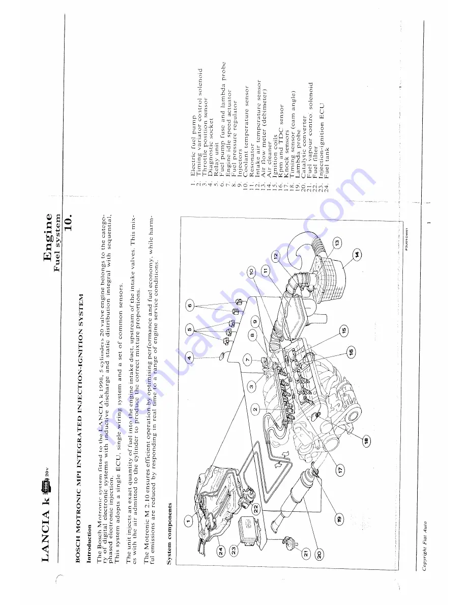 Lancia K Workshop Manual Download Page 223