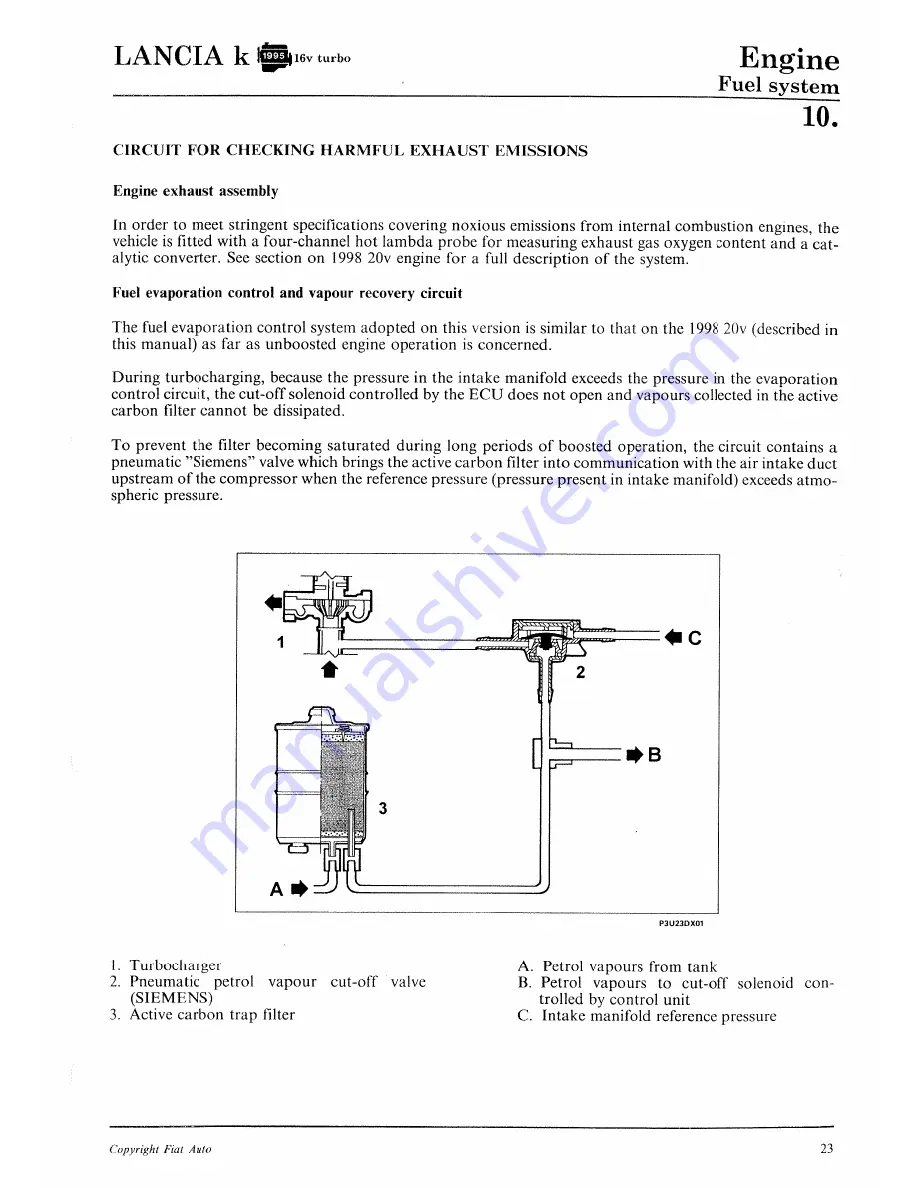 Lancia K Workshop Manual Download Page 451