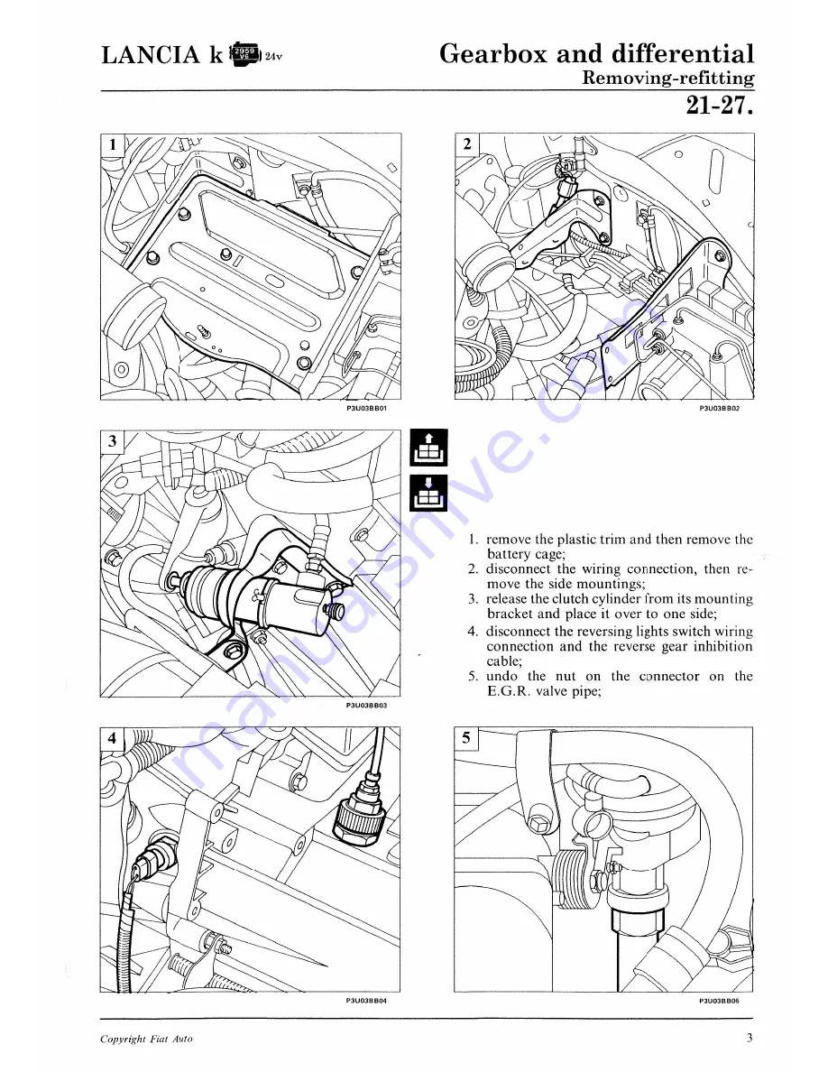 Lancia K Workshop Manual Download Page 501