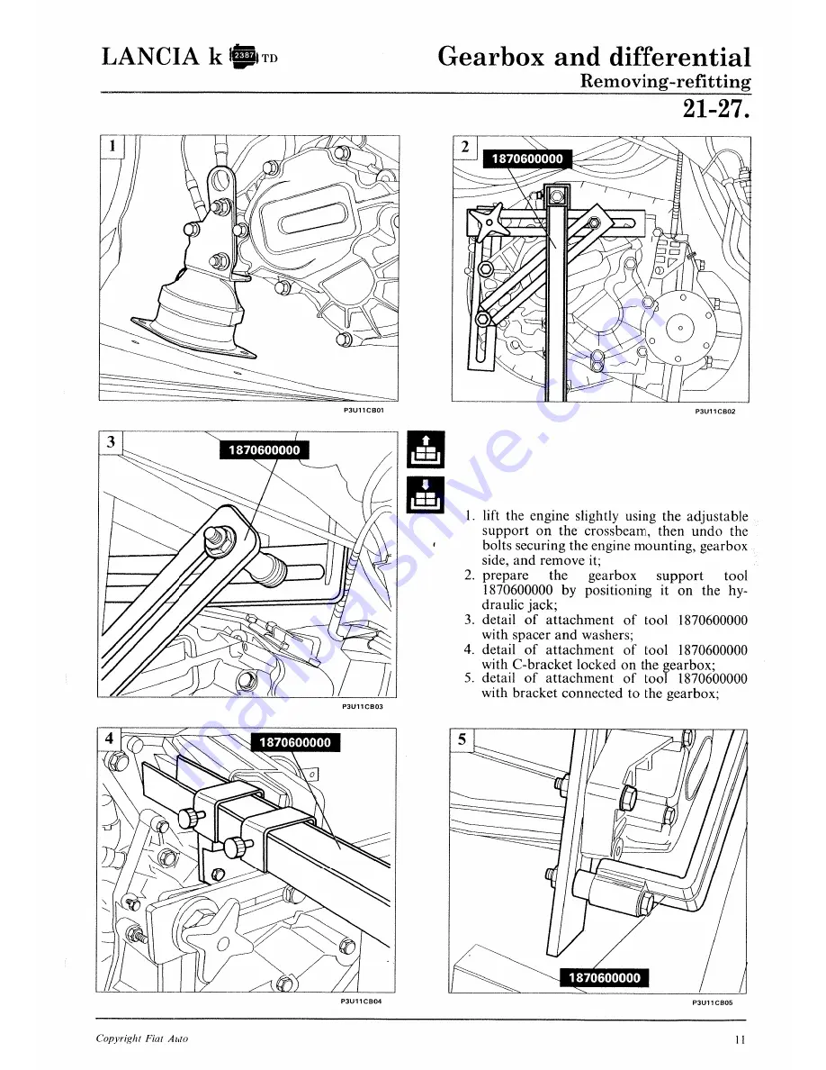 Lancia K Workshop Manual Download Page 529