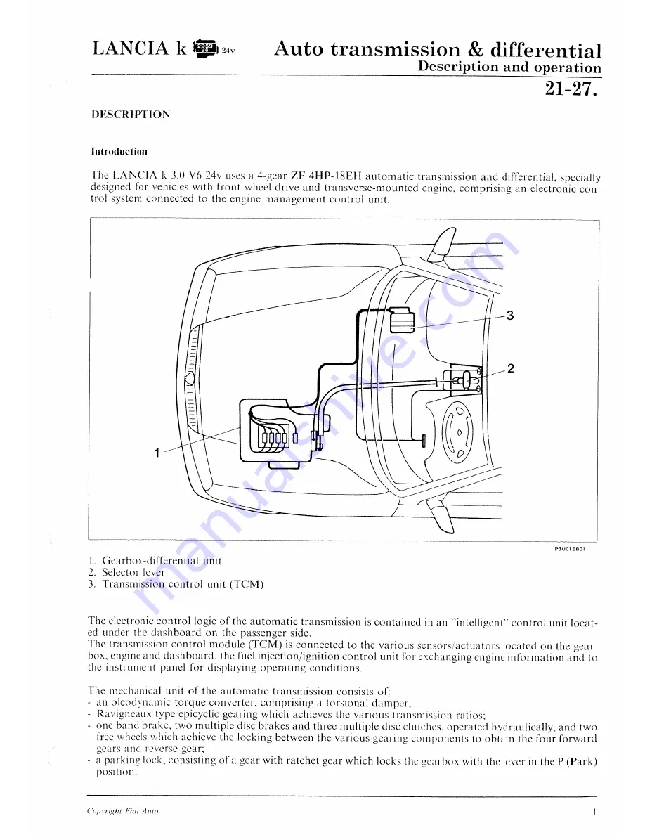 Lancia K Workshop Manual Download Page 535