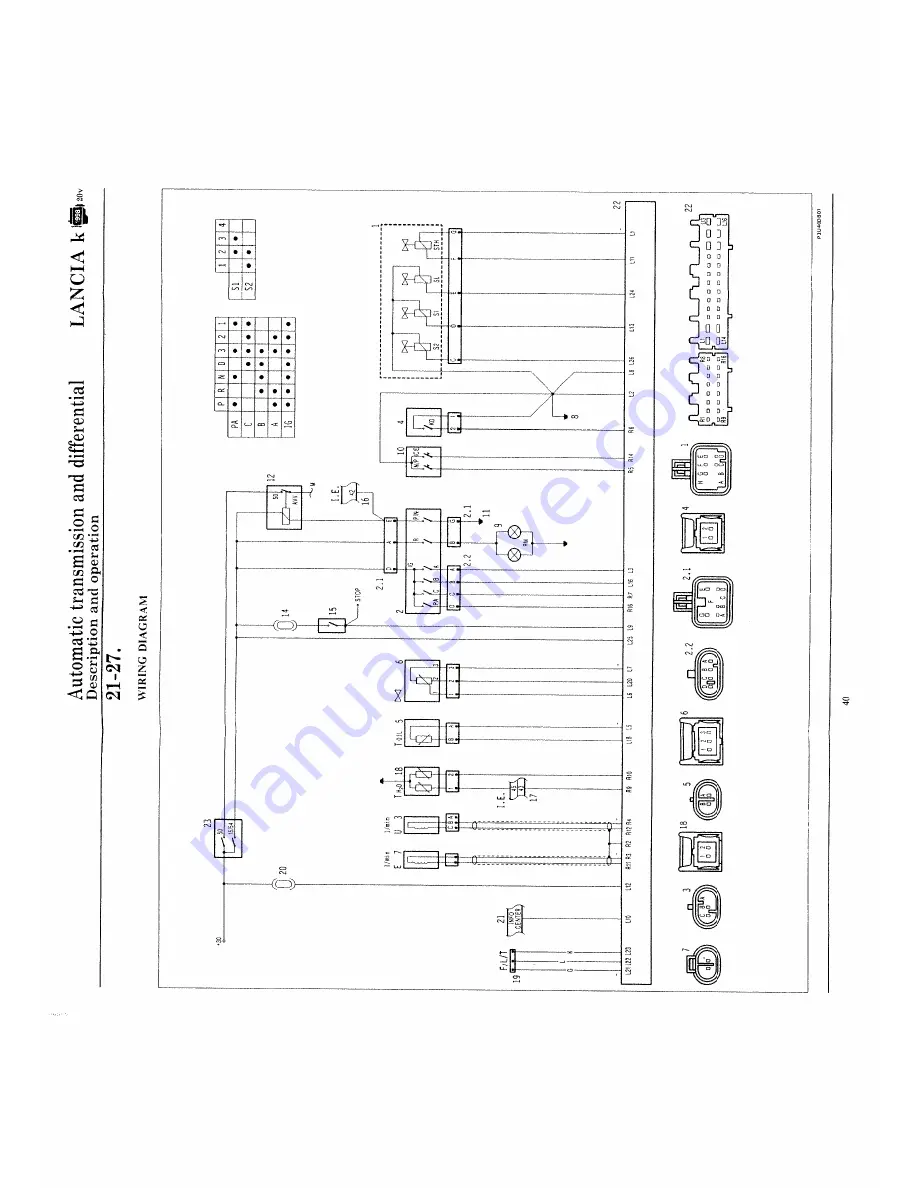 Lancia K Workshop Manual Download Page 623