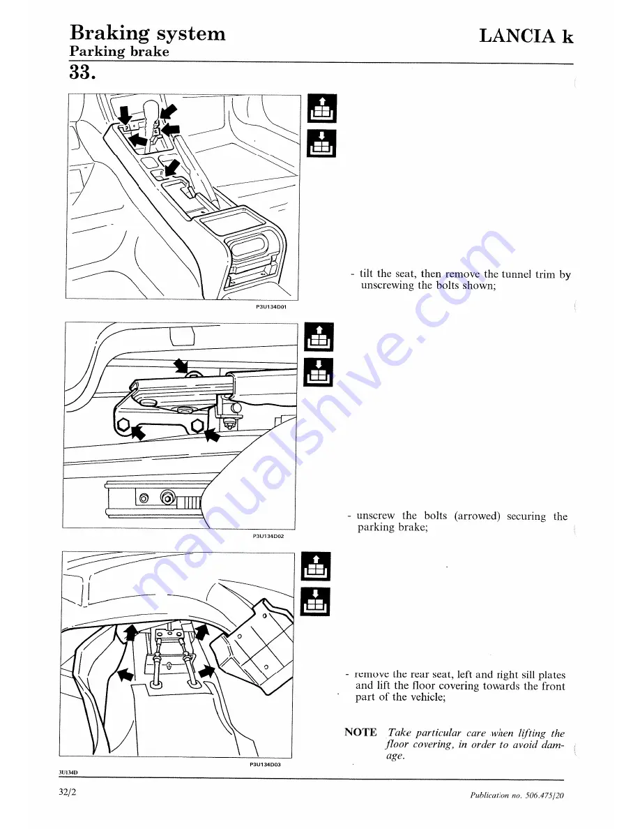 Lancia K Workshop Manual Download Page 686