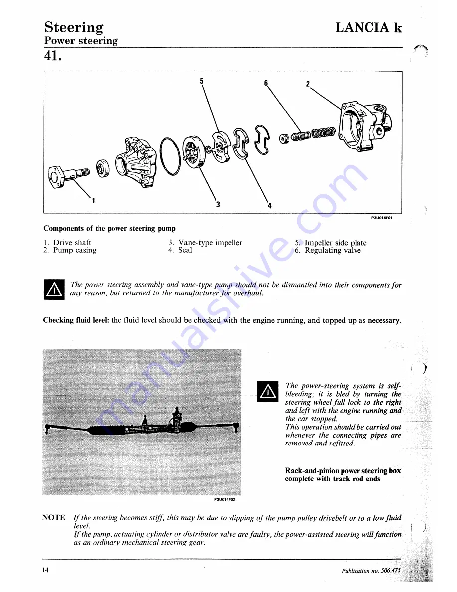 Lancia K Workshop Manual Download Page 734