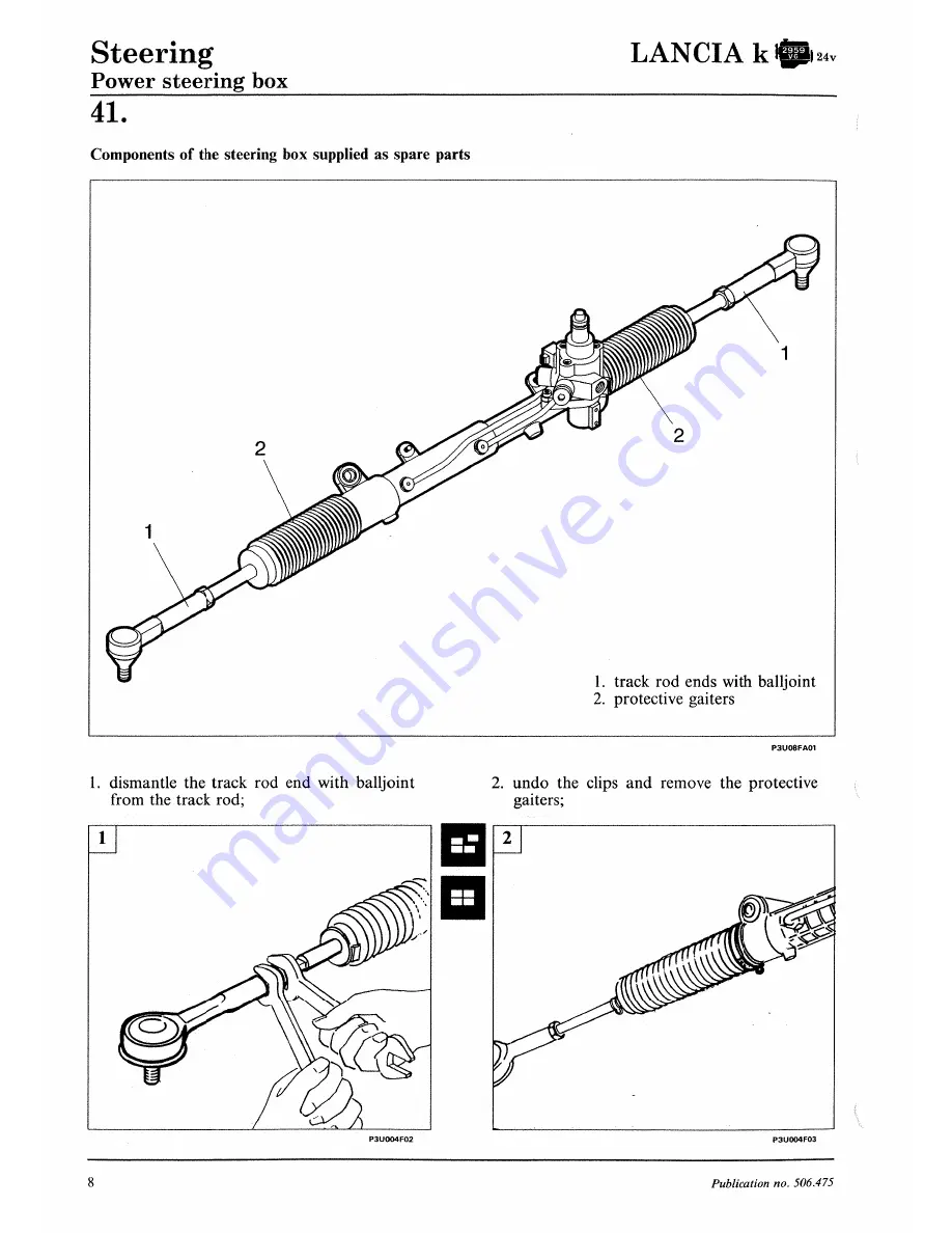 Lancia K Workshop Manual Download Page 744