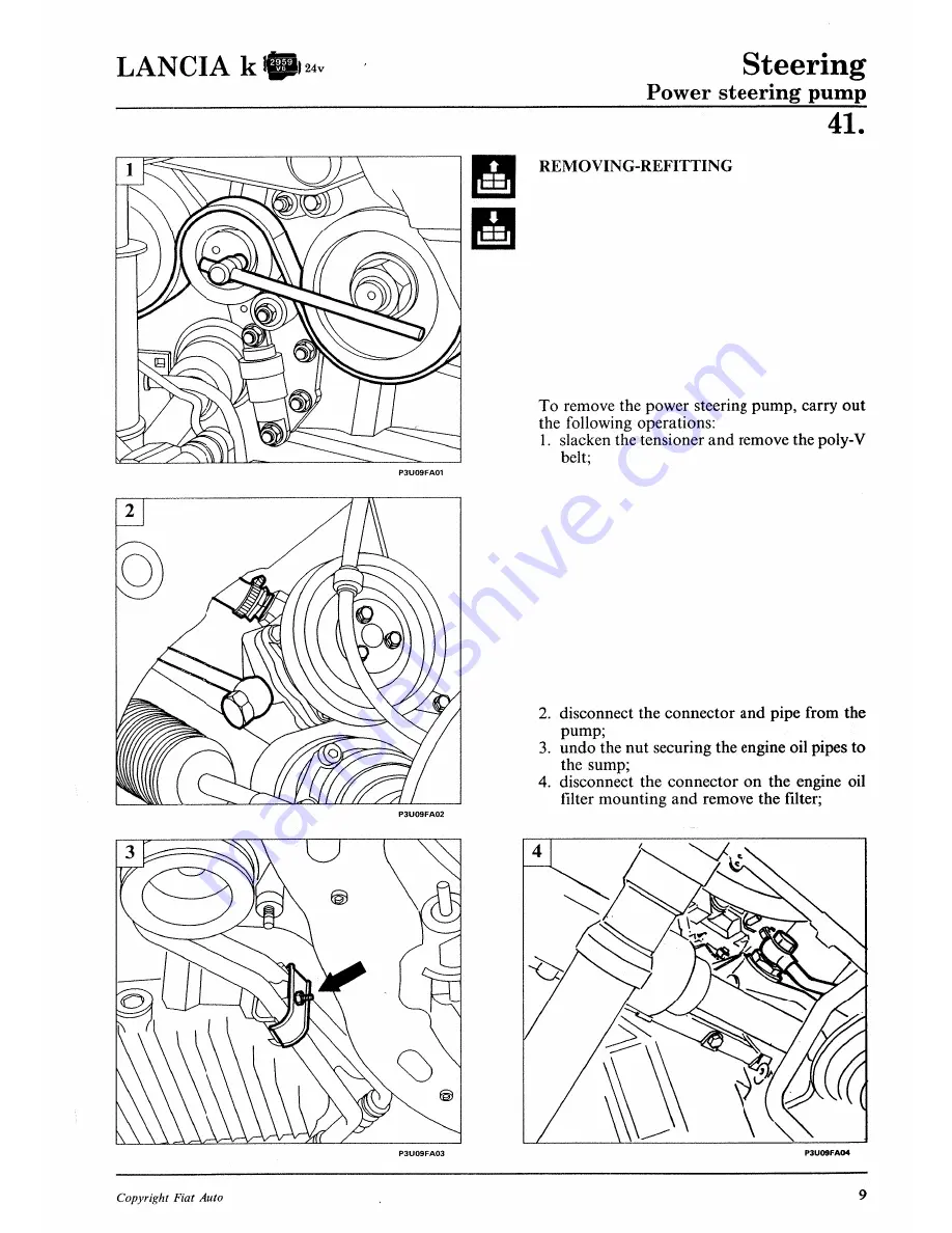 Lancia K Workshop Manual Download Page 745