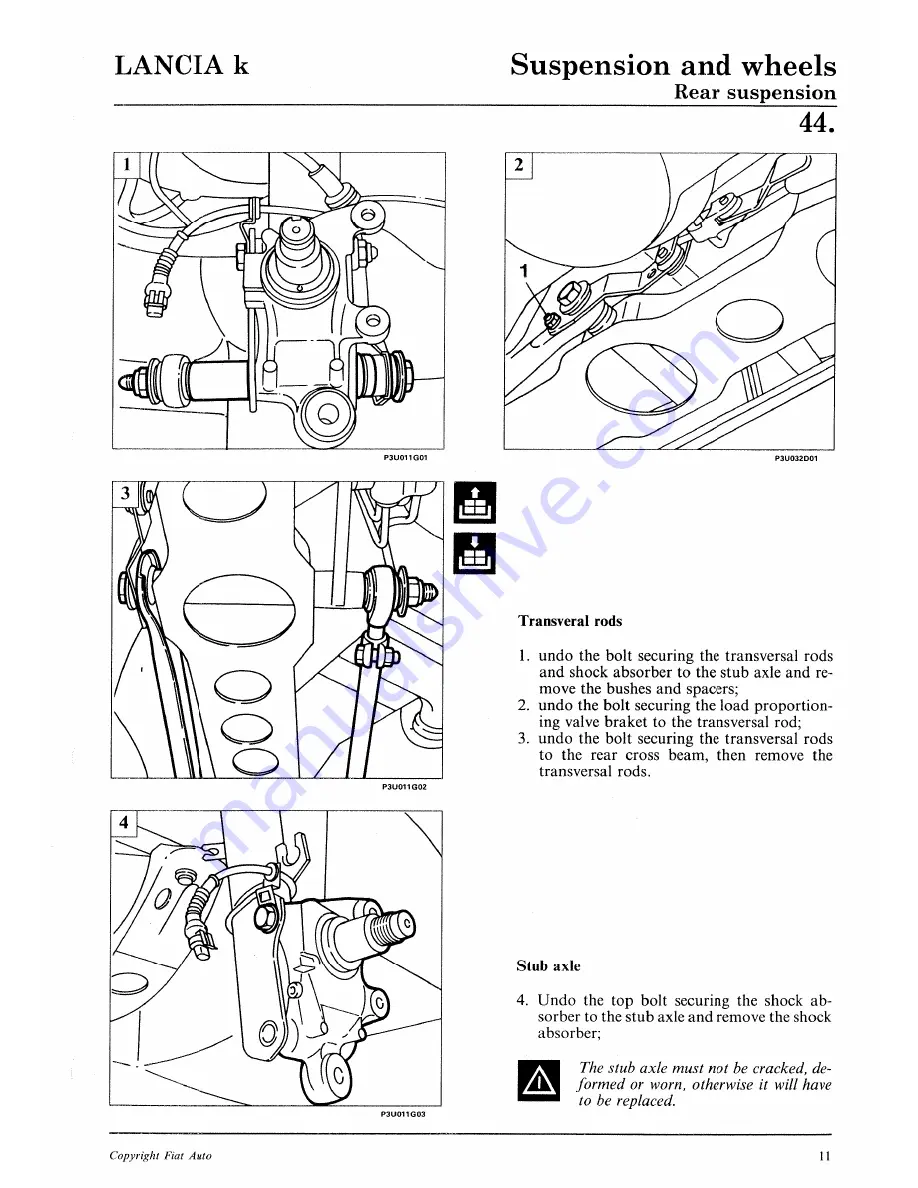 Lancia K Workshop Manual Download Page 761