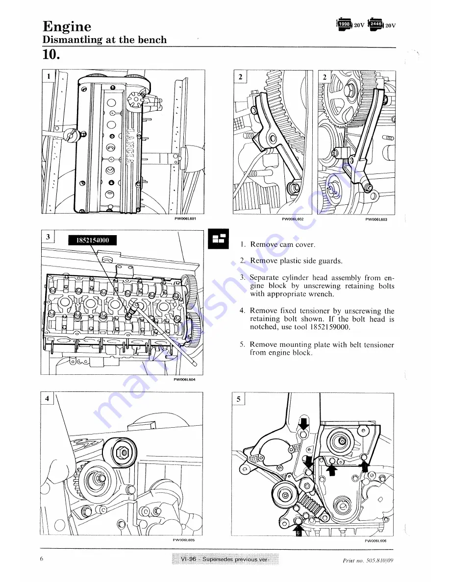 Lancia K Скачать руководство пользователя страница 824