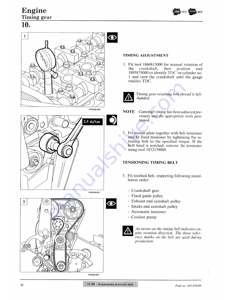 Lancia K Workshop Manual Download Page 852