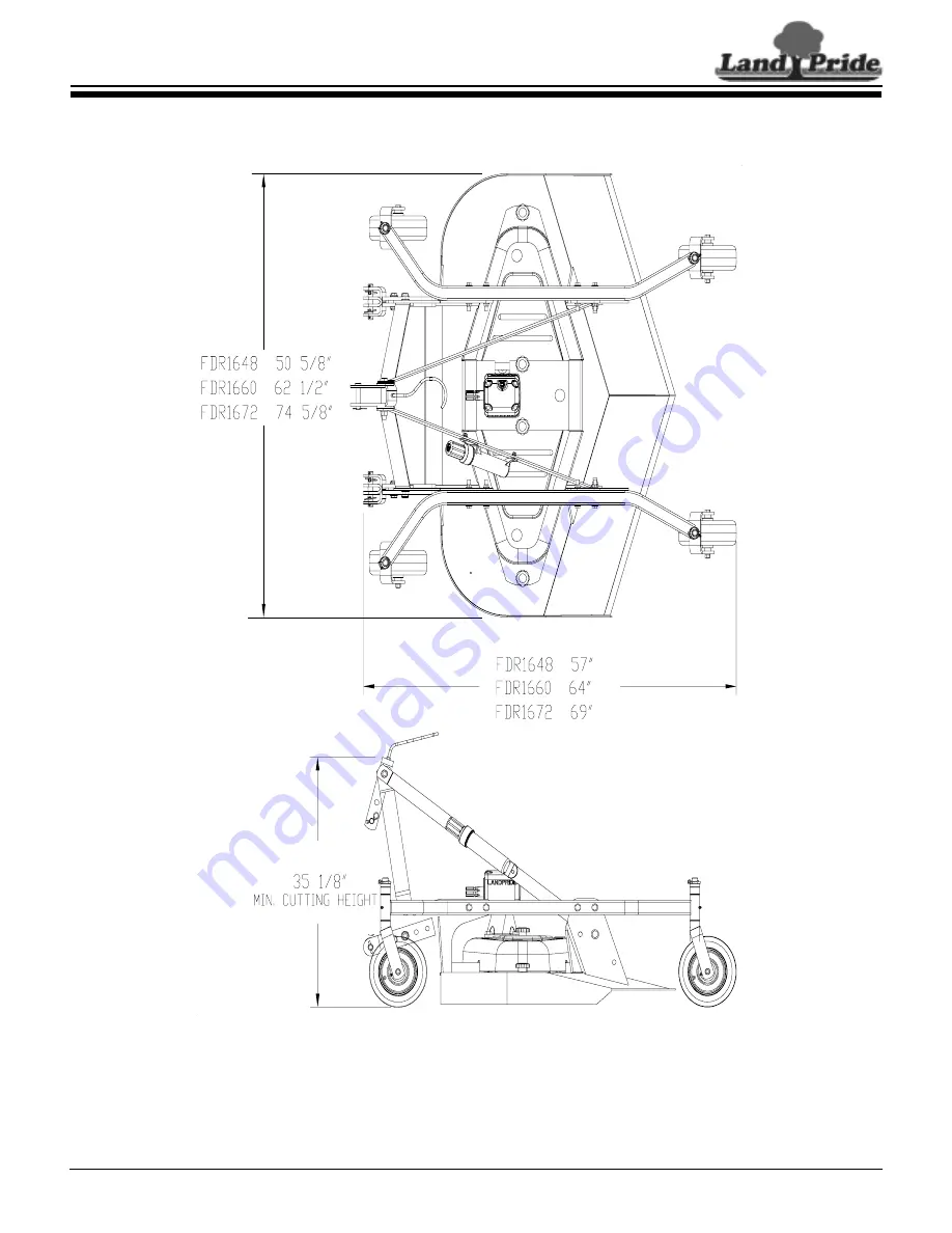 Land Pride FDR1648 Series Скачать руководство пользователя страница 2