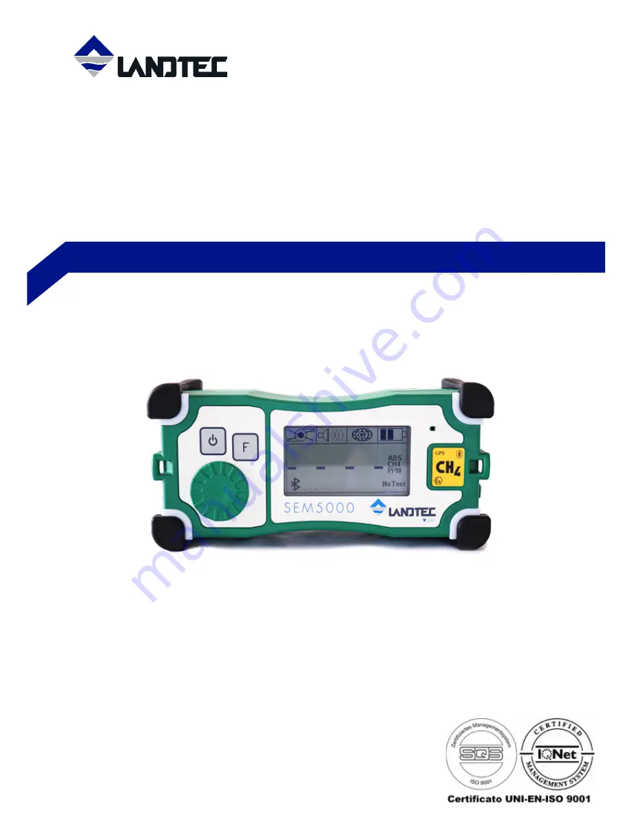 LANDTEC SEM5000 Operating Manual Download Page 1