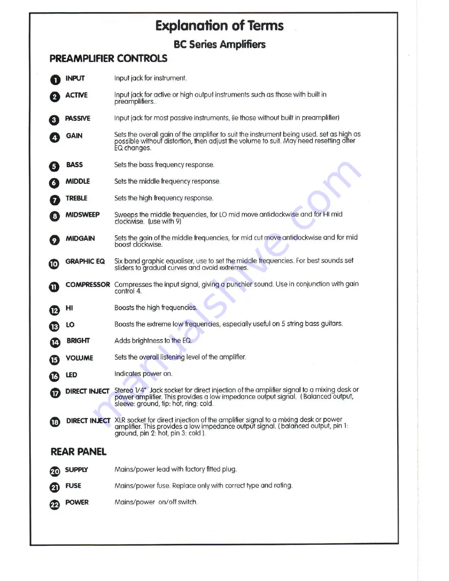 Laney BC30 User Manual Download Page 5