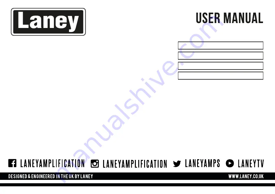 Laney R115 User Manual Download Page 13