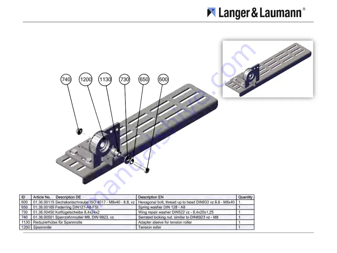 Langer & Laumann TSG 400 Assembly Instructions Manual Download Page 11