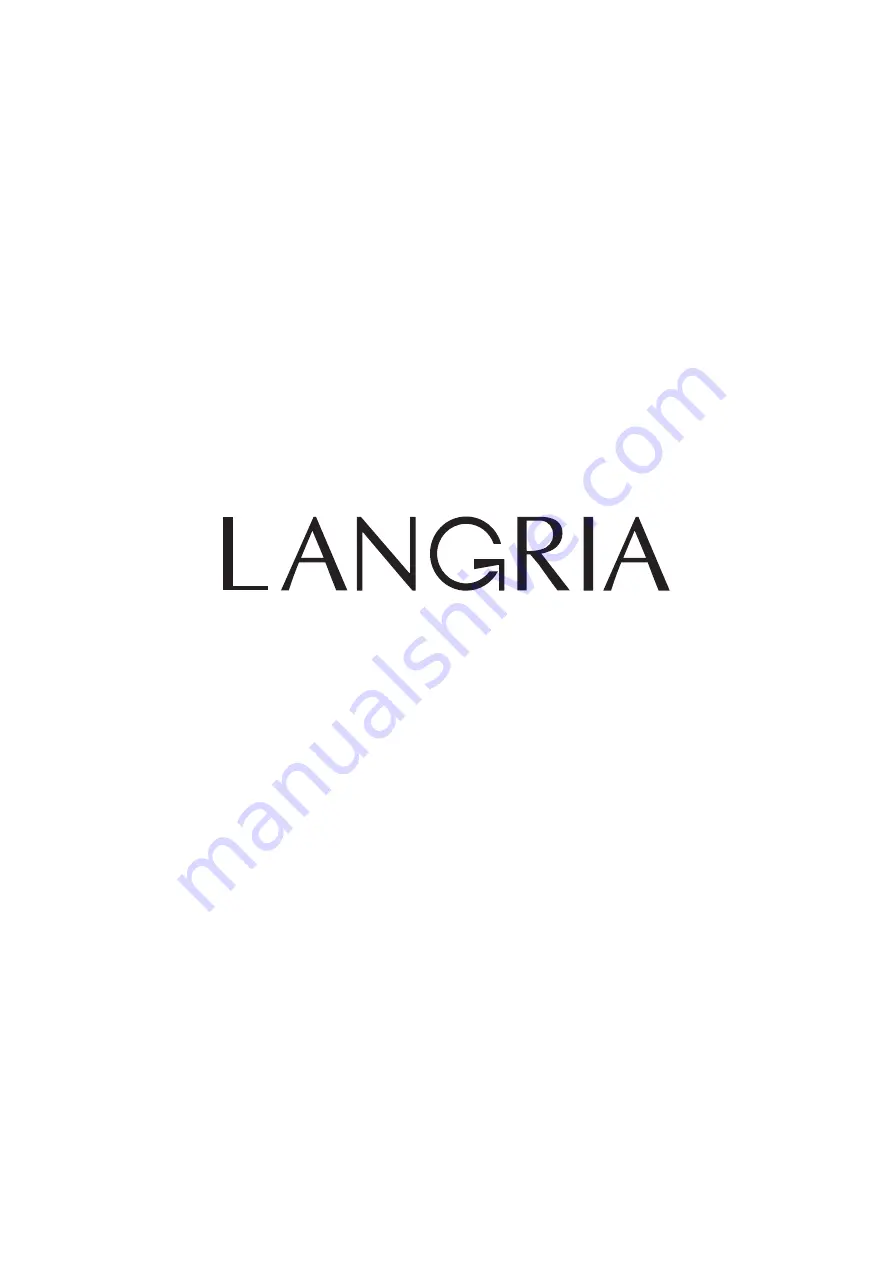 Langria 177886201 Assembly Instruction Manual Download Page 1