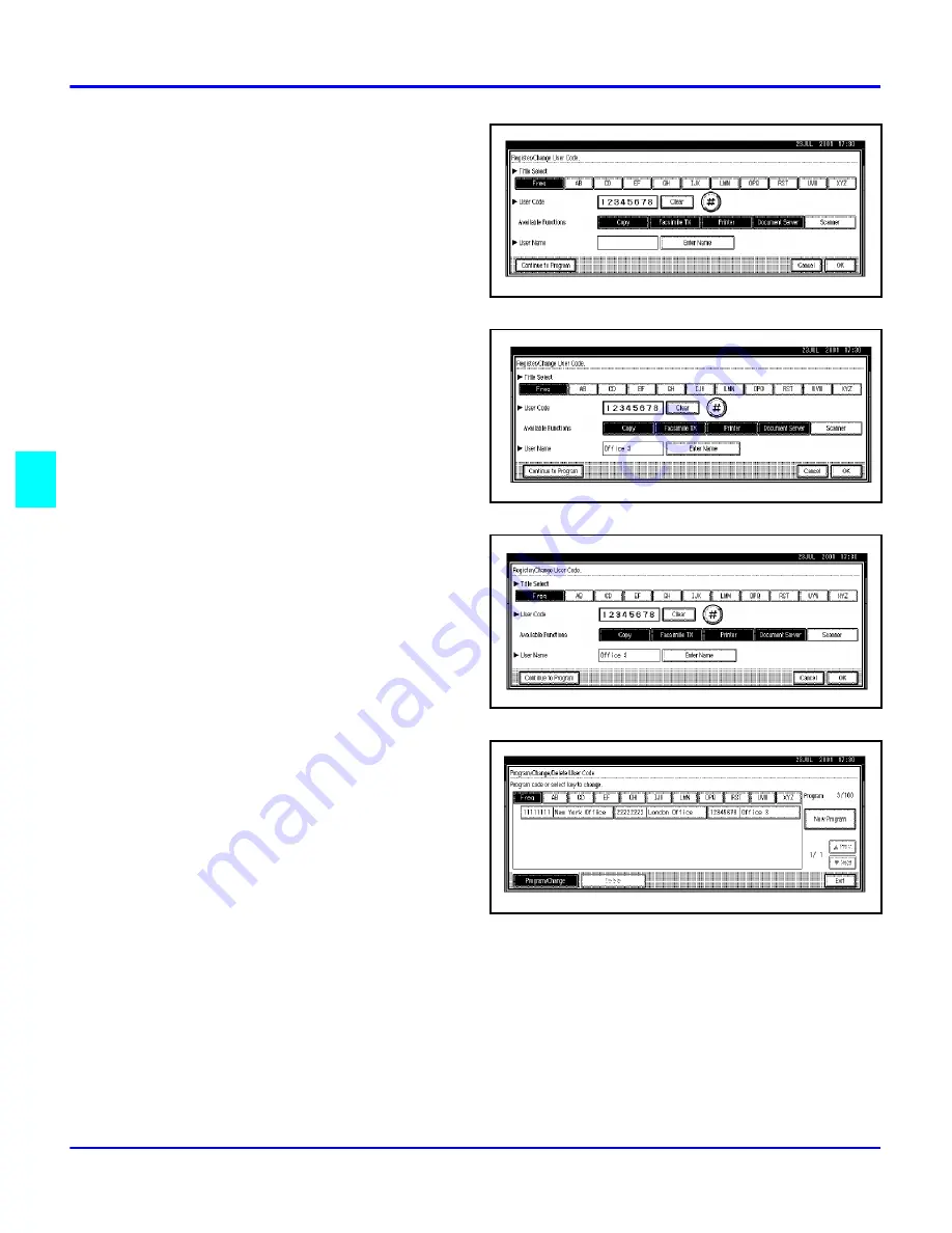 Lanier 5635 Operator'S Manual Download Page 136