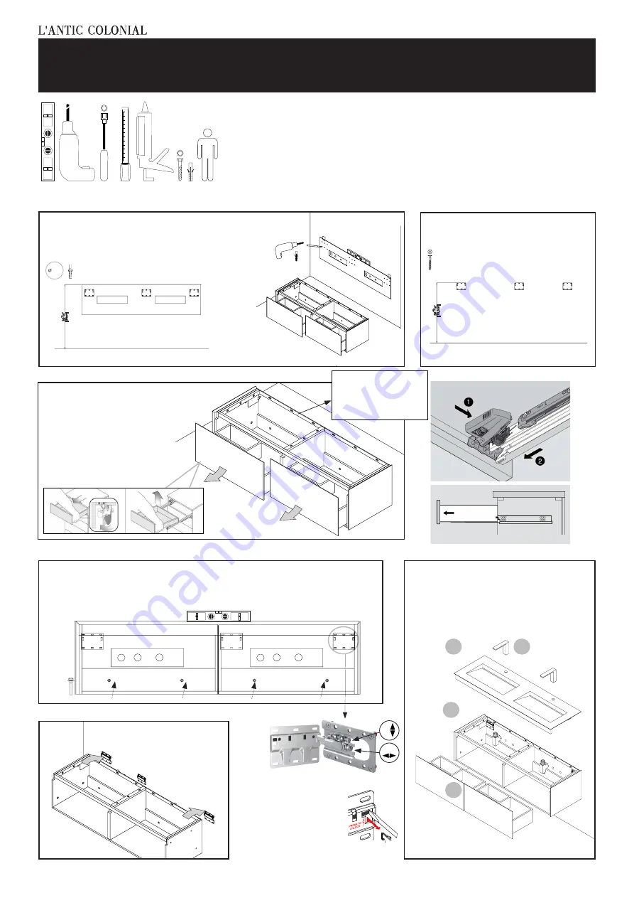 L'Antic Colonial MINIM LAVABO Installation Instructions Manual Download Page 10