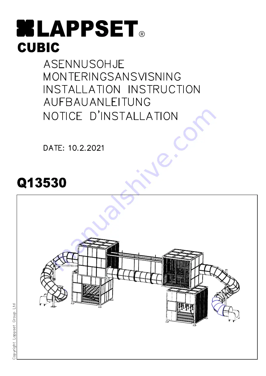 LAPPSET CUBIC Скачать руководство пользователя страница 1