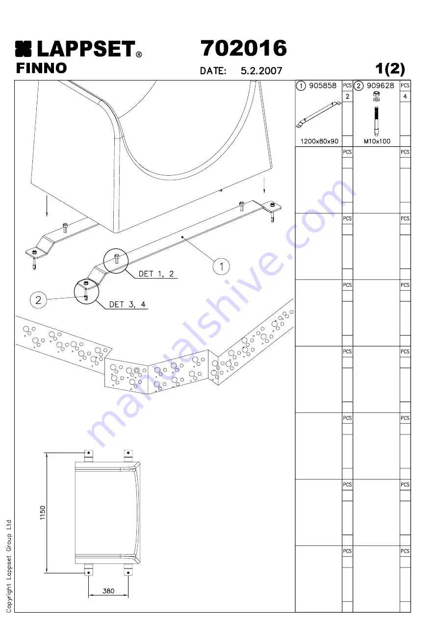 LAPPSET CUBIC Installation Instructions Manual Download Page 46