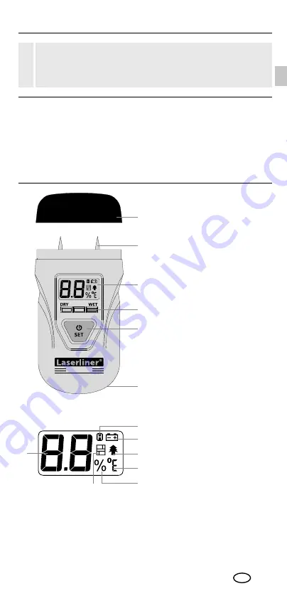 LaserLiner DampCheck Operating Instructions Manual Download Page 7