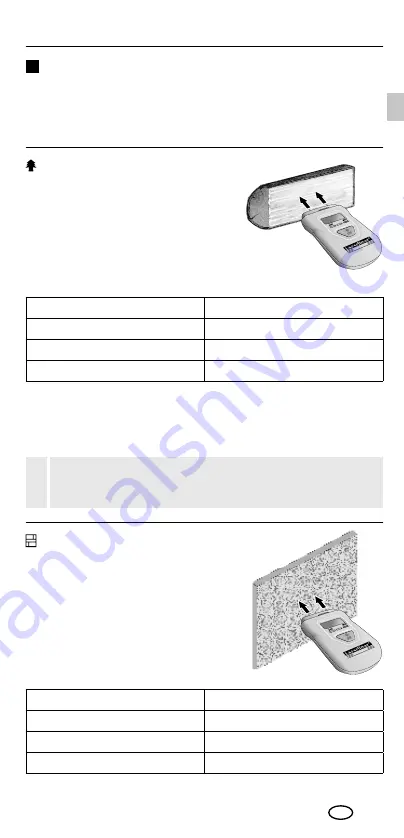 LaserLiner DampCheck Operating Instructions Manual Download Page 9