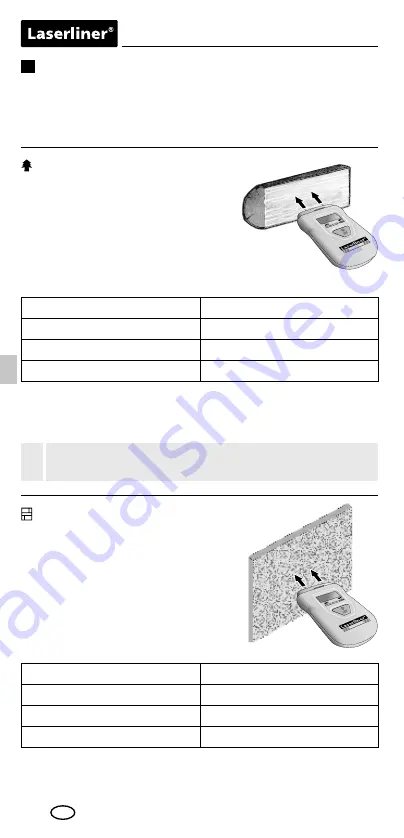 LaserLiner DampCheck Operating Instructions Manual Download Page 54