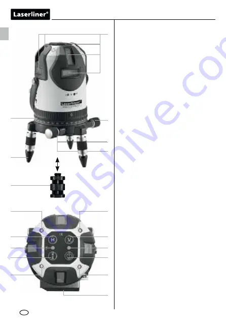 LaserLiner PowerCross-Laser 8 S Quick Start Manual Download Page 4