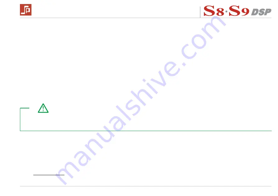 Laspaziale S8 DSP Installation Instructions Manual Download Page 37