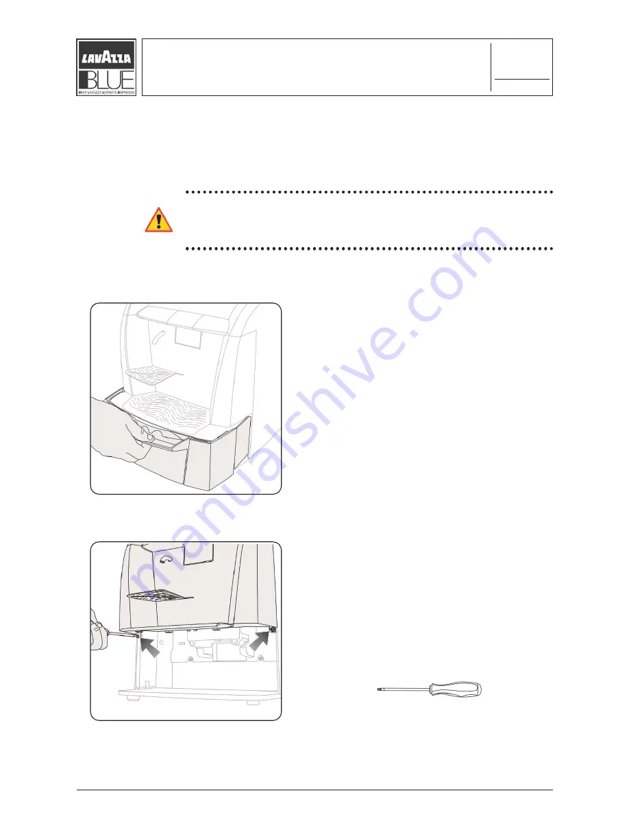 LAVAZZA Blue LB 2000 Maintenance Manual Download Page 16