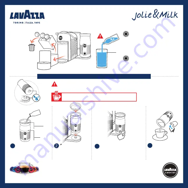 LAVAZZA Jolie & Milk Скачать руководство пользователя страница 3