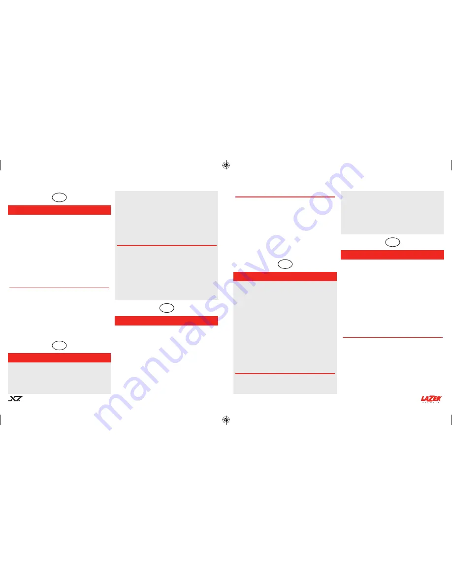 LAZER X7 Скачать руководство пользователя страница 3