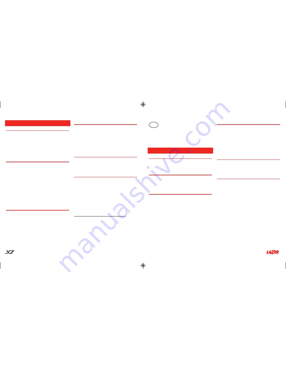 LAZER X7 Скачать руководство пользователя страница 5