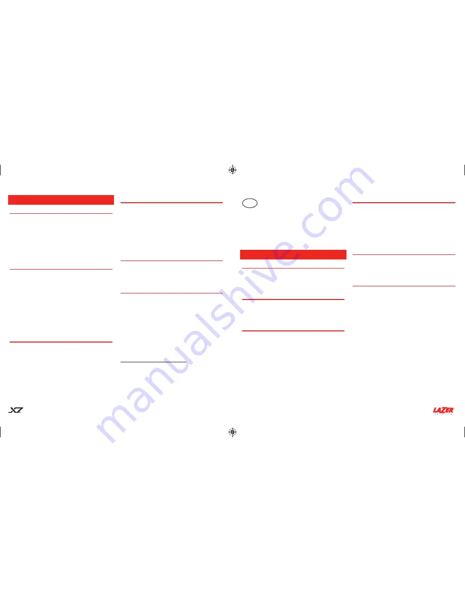 LAZER X7 Скачать руководство пользователя страница 6
